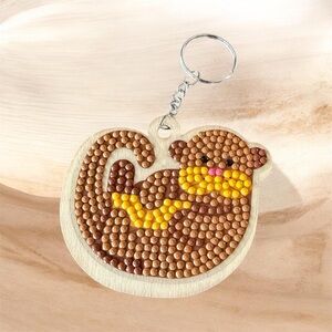 Diamond Art Otter Keychain - Sealed